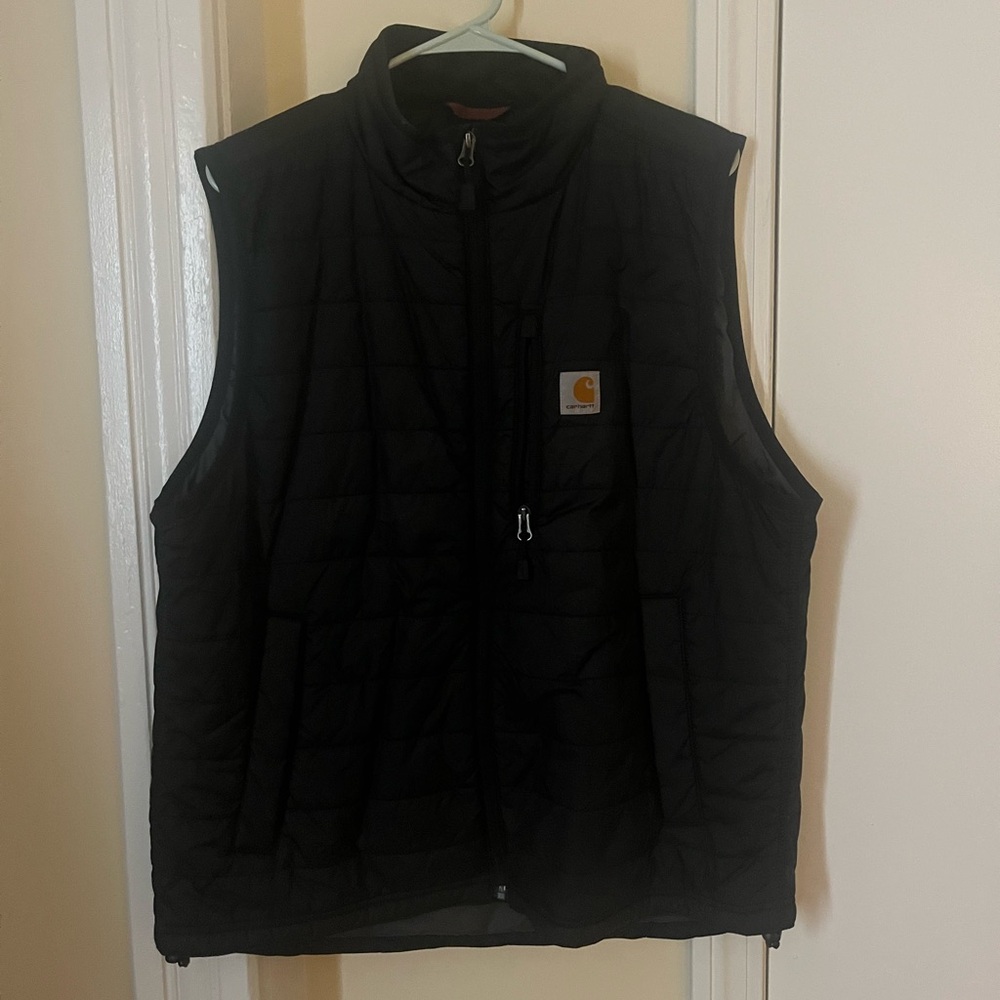 Carhartt Black Quilted Vest